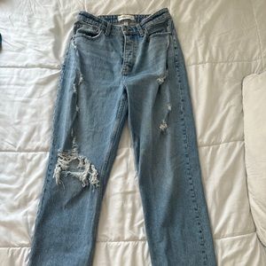 Abercombie curve love jeans